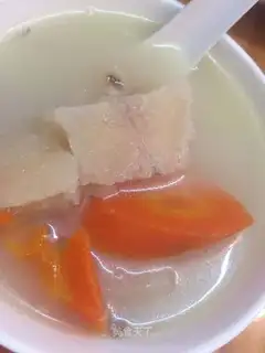 Pink carrots, fish bones