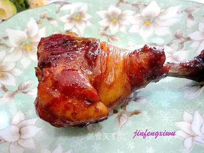 Roasted chicken legs