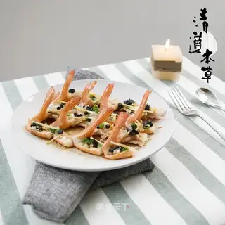 Steam shrimp
