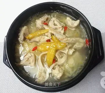Spicy belly soup