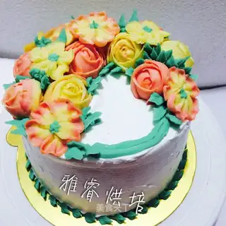 Korean soy cream cake