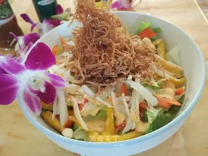 Japanese crab potatoes salad