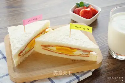 Ham egg sandwich