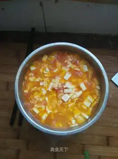 Tomato tofu eggs