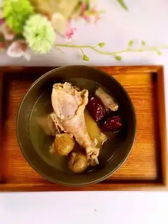 Double chicken soup