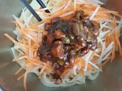 Porridge pork sauce