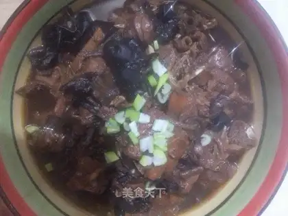 Chicken stew mushrooms