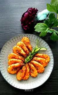 Fresh curry shrimp