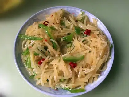 Clear the potatoes