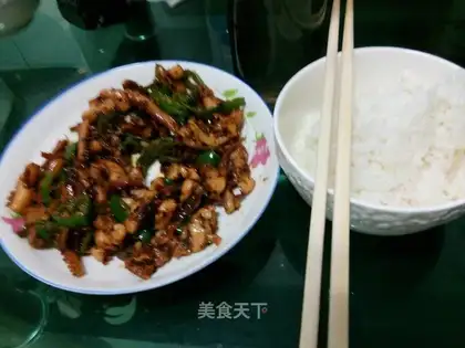 Spicy squid
