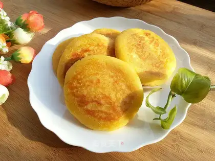 Pumpkin rice cake