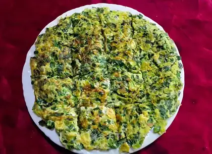 Eggs from the casserole