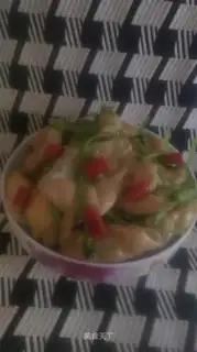 The cilantro noodles