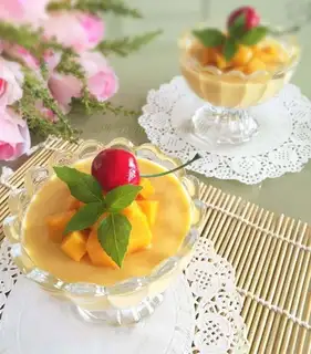 Mango pudding free