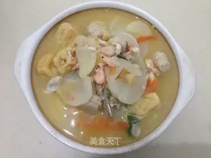 Fresh fish head soup