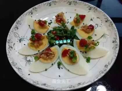 Garlic eggs