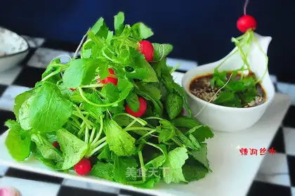 Orange juice radish