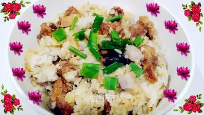 Potato-head mushroom rice