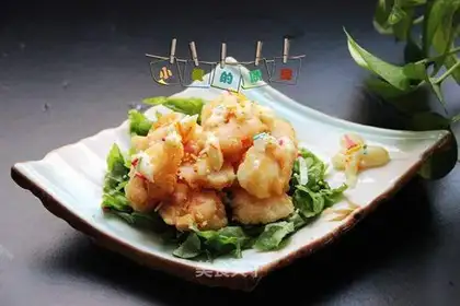 It's a strange white shrimp