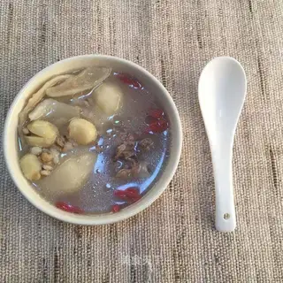 Clean your lungs and wet the soup