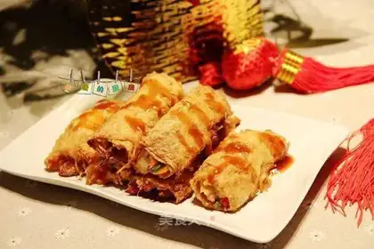 Vegetable shrimp rolls