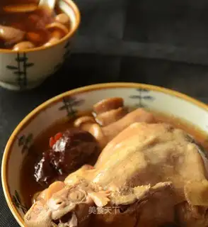 Cream hepatic chicken soup