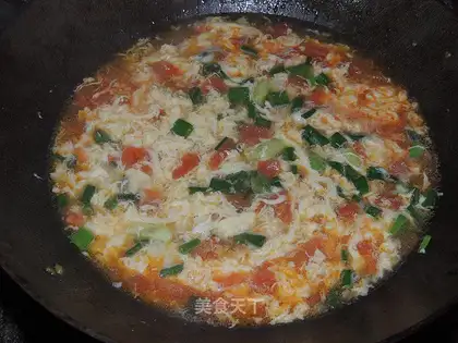 Potatoe eggflower soup