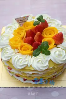 Strawberry lasagna