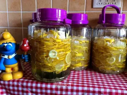 Homemade lemon yogurt