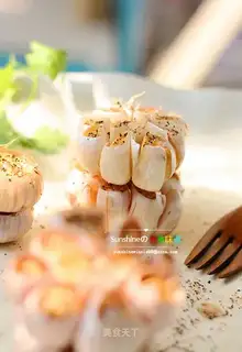 Black pepper with garlic