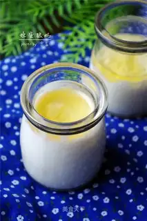 Homemade honey yogurt