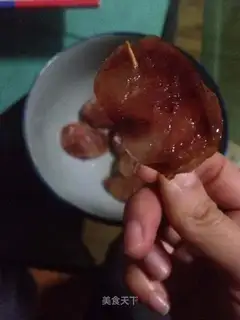 Homemade broad sausages