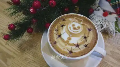 Café, snowman