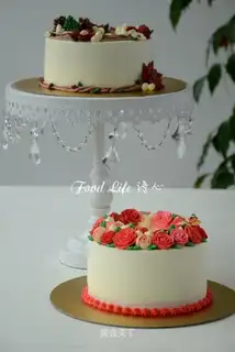 Korean flower cake