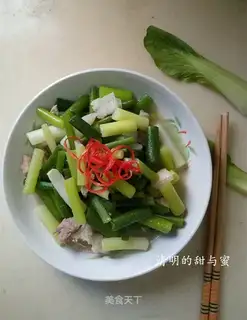 Garlic fried meat