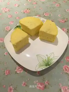 Microwave steam cake