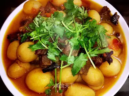 Tomato potato beef