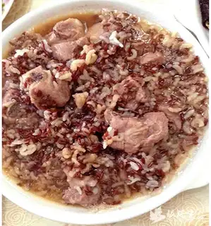 Red rice evaporation ribs