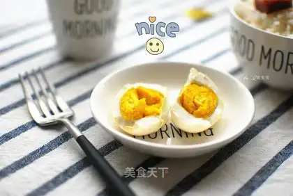 I made my own salted eggs