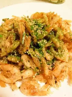 Garlic seaweed shrimp