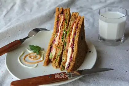 Whole wheat sandwich