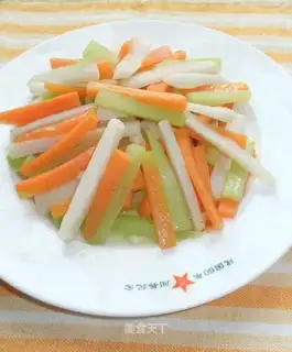 stir-fried yam with lettuce