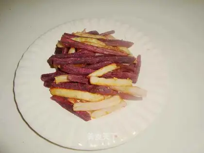 Two-color French fries