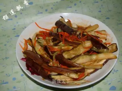 Eggplant in oyster sauce