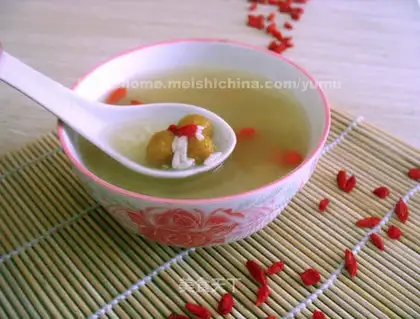 Rice wine pumpkin dumplings