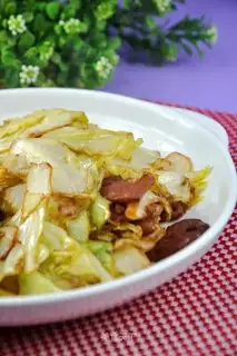 bacon cabbage