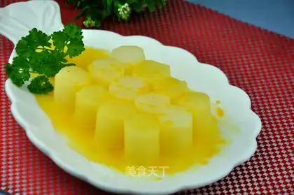 Orange juice, yam