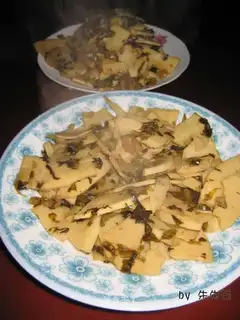 stir-fried bamboo shoots with mixed vegetables