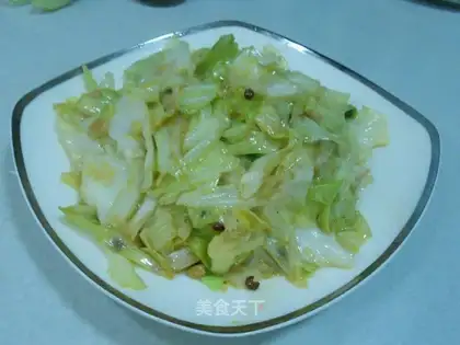 cabbage with oyster sauce