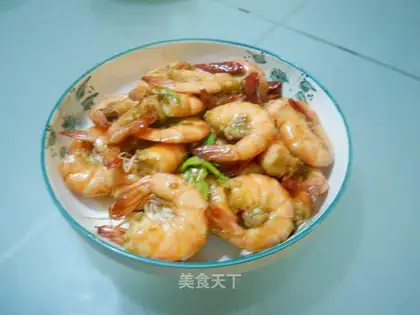 braised prawns